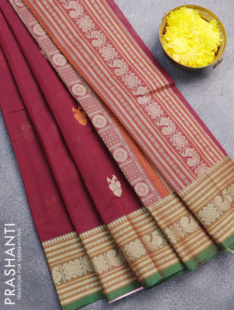 Traditional Kanchi Cotton Sarees