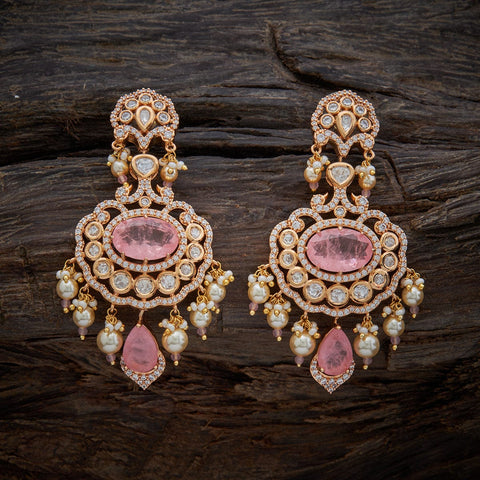 Benzer kundan earrings with ruby danglings|J18-222 – Benzerworld