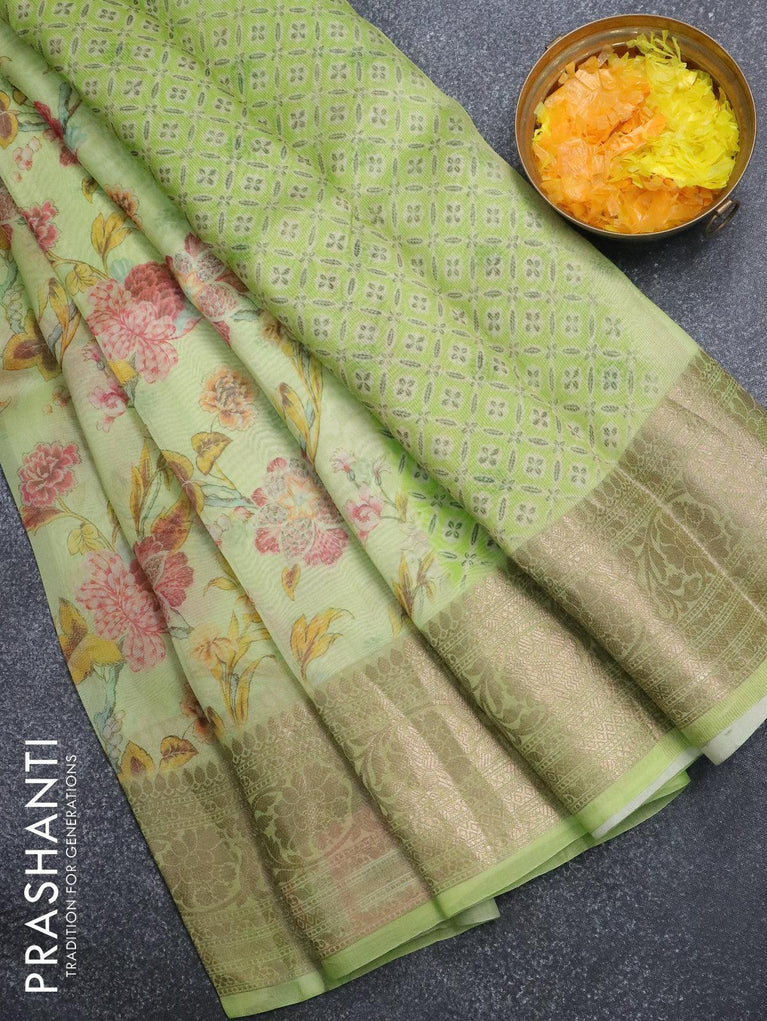 Tara Lilac Organza Silk Saree