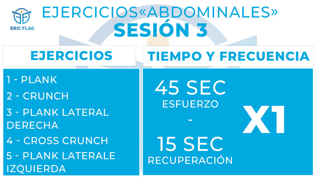 sesiones de abdominales caseras