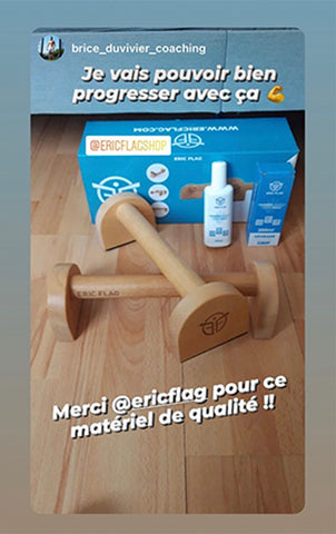 parallettes en bois