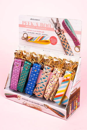Peek-A-Boo Wristlet Keychain - HomeSweetHoneyBee