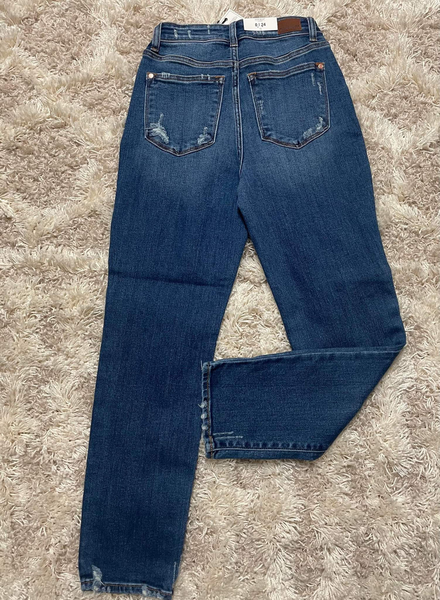 JUDY BLUE-heavy weight Front Yoke Fit Jeans – HomeSweetHoneyBee