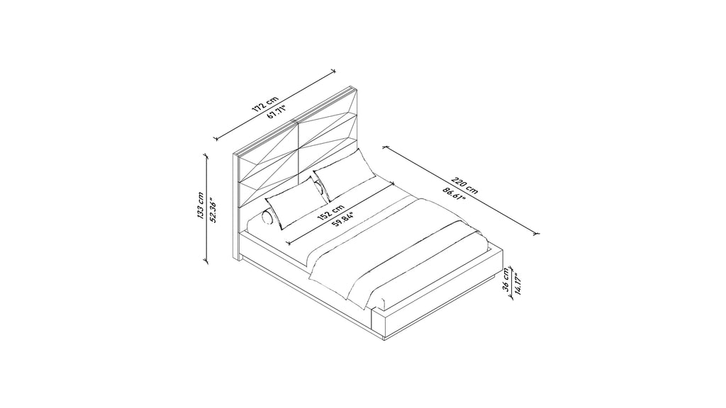 Hexa Storage Bed