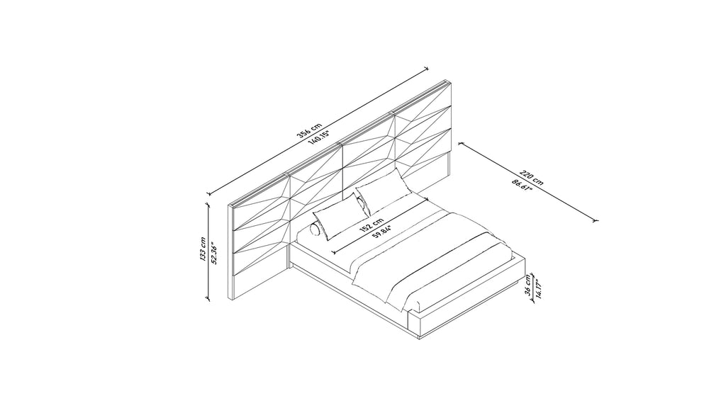 Hexa Storage Bed with Extensions