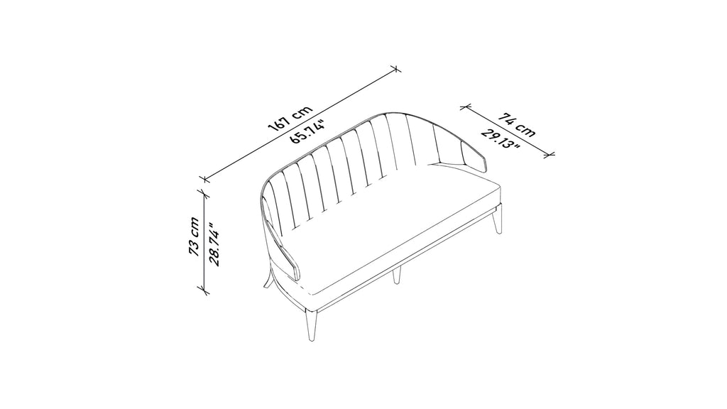 Twice Three Seater Bench