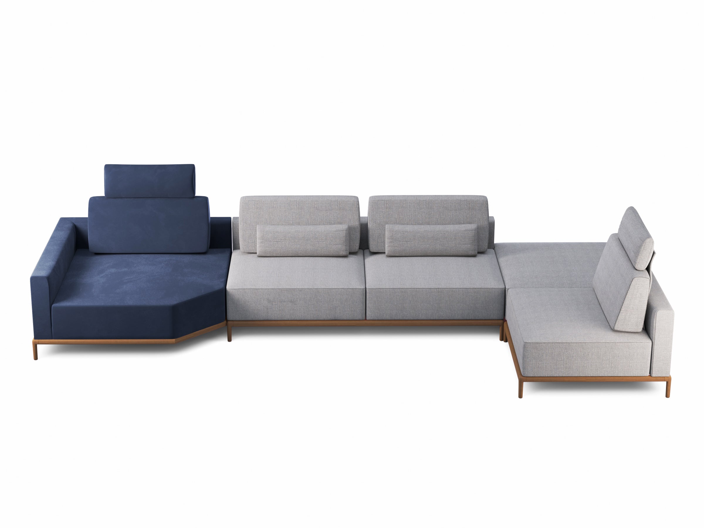 Berlin Open Corner Sectional Sofa | Lazzoni Furniture