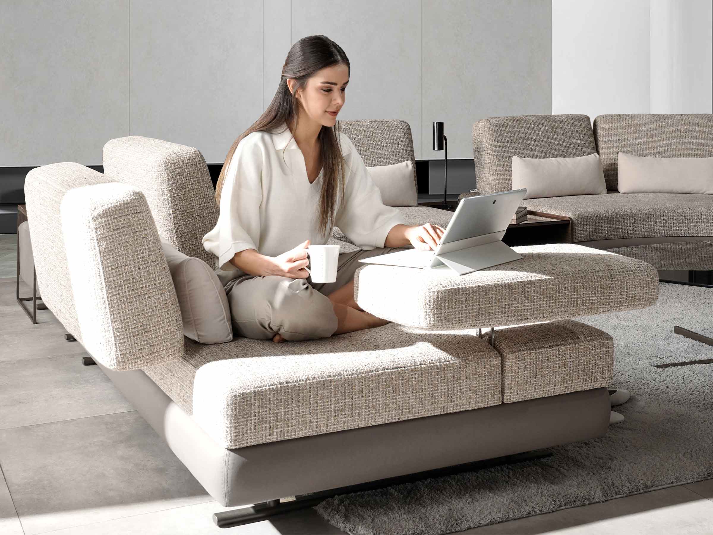 Sectional Corner Sofas Relaxing Floor Design Lazy Sofa Modern Decorative  Lounges Sofas Baratos En Ofertas Hotel Furniture GG