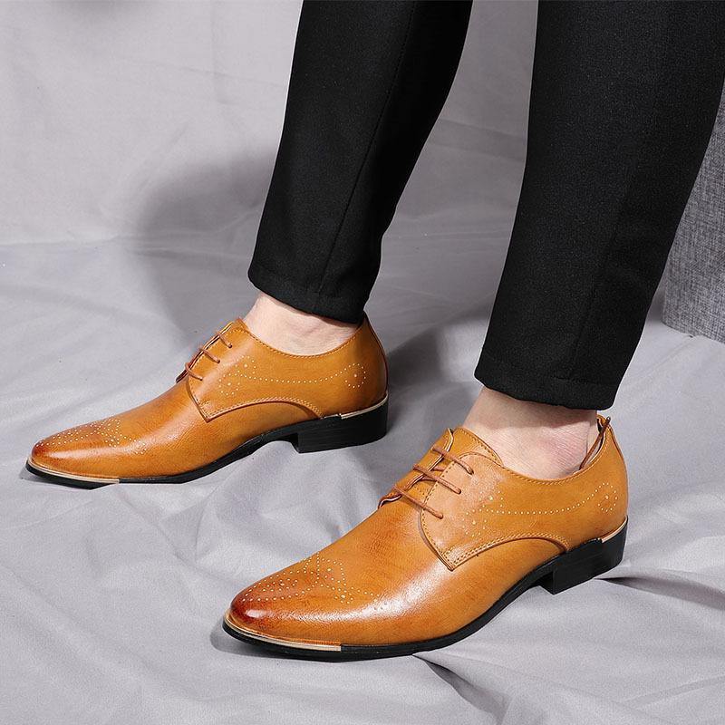 Business Formal Suit Man Leather Shoes – flushlook