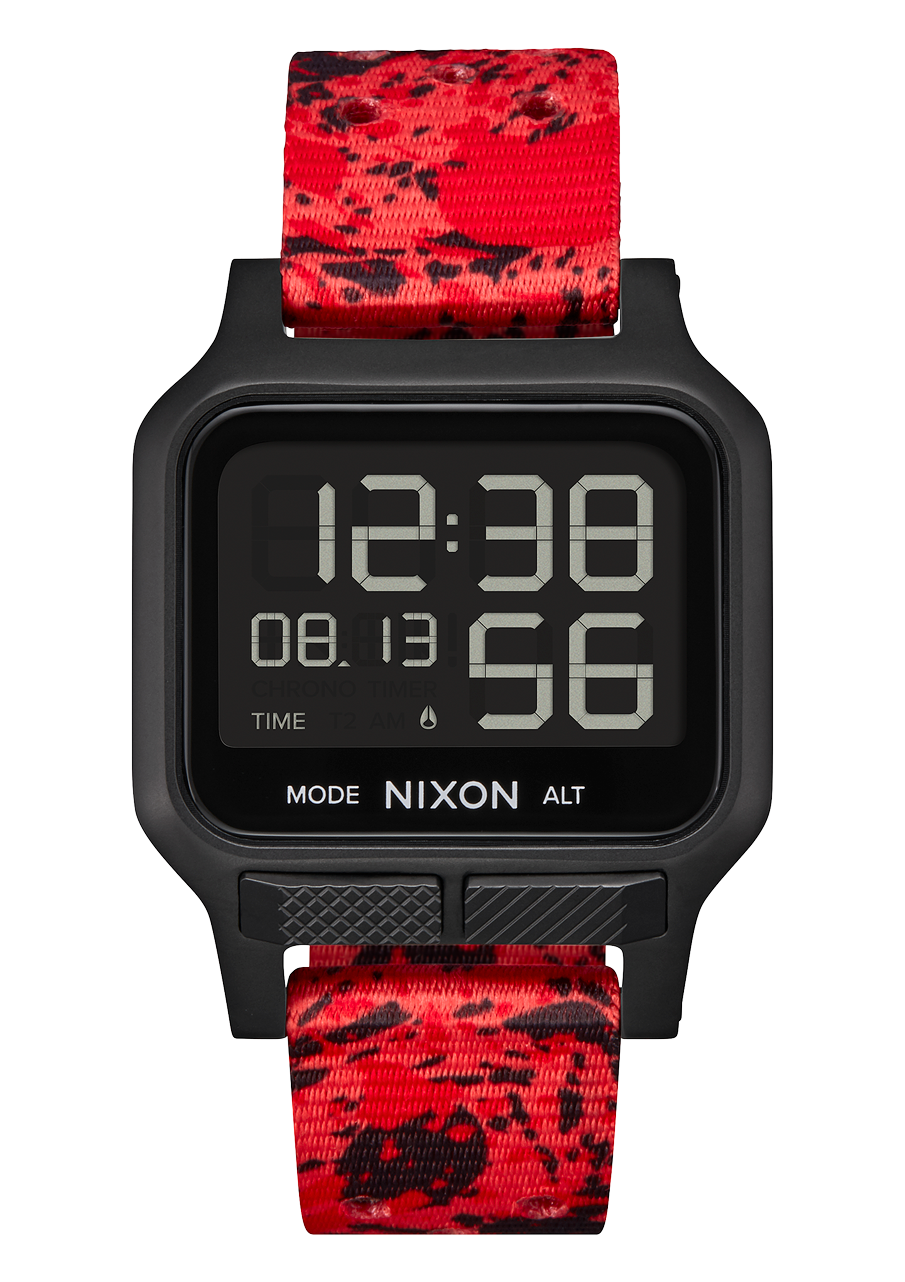 Nixon Reloj Heat - Negro/rojo product