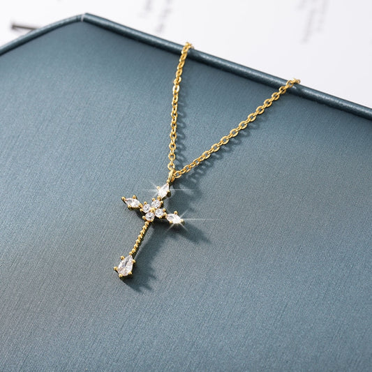Crystal Cross Necklaces For Women
