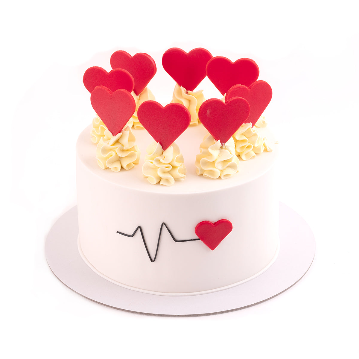 BRO N ME - Heart beat cake. #heartbeatcake #heartthemecake #heartshapecake  #whiteforestcake🍰 #roundshapecake #cakesofinstagram #cakedesigner  #redcolorcakes #cakeinfaridabad #cakeoftheday🎂 #cakecakecake #egglesscake  For order call: 📞7838557511 W: www ...