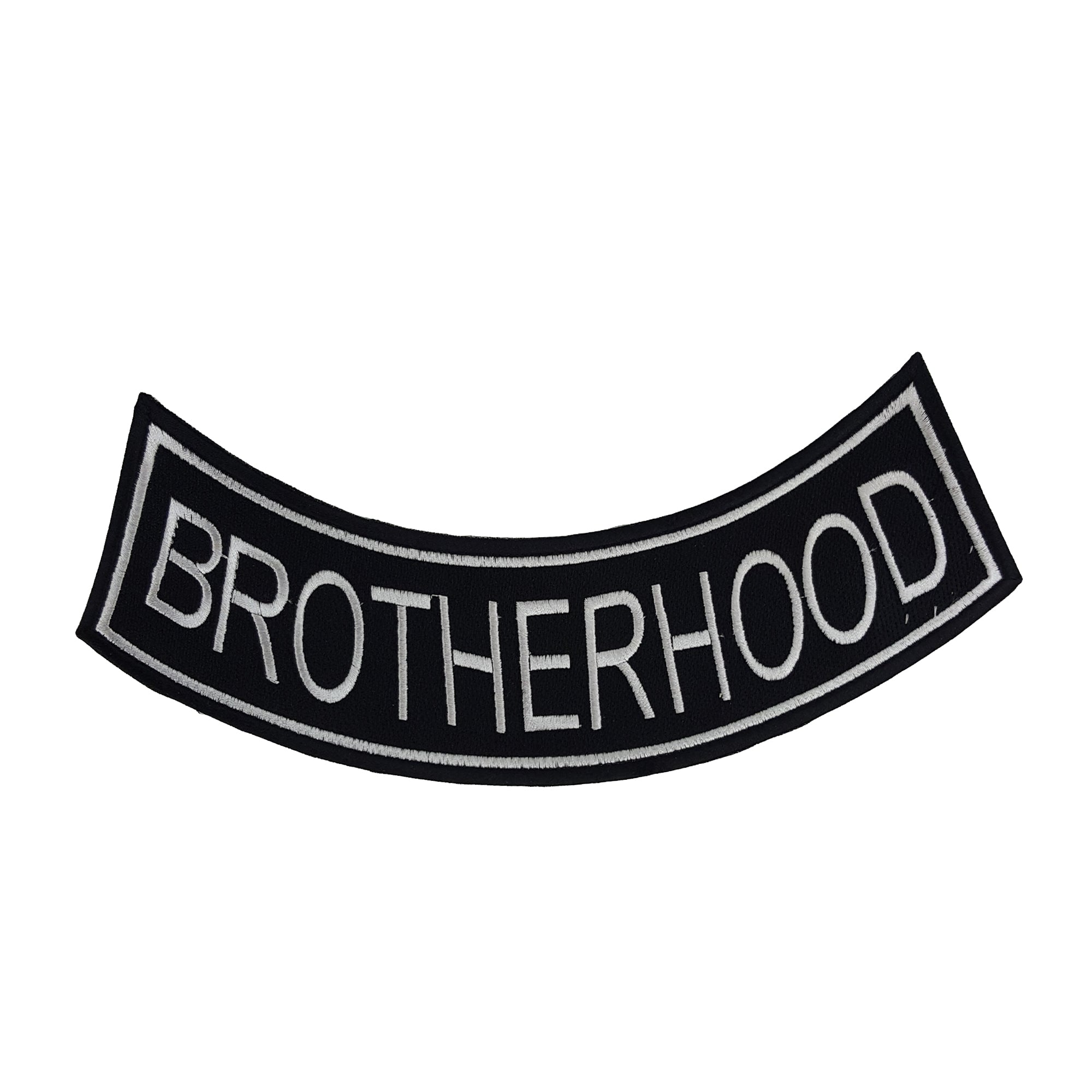 BROTHERHOOD Iron On Bottom Rocker Patch for Vest Jacket BR427