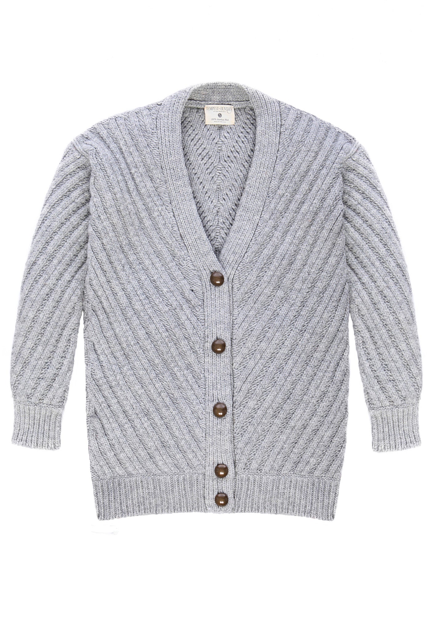 Tempest + Bentley Fort Point Ribbed Sweater Cardigan
