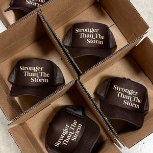 Stronger than the Storm Trucker Hat - Kingdom Alliance Companies