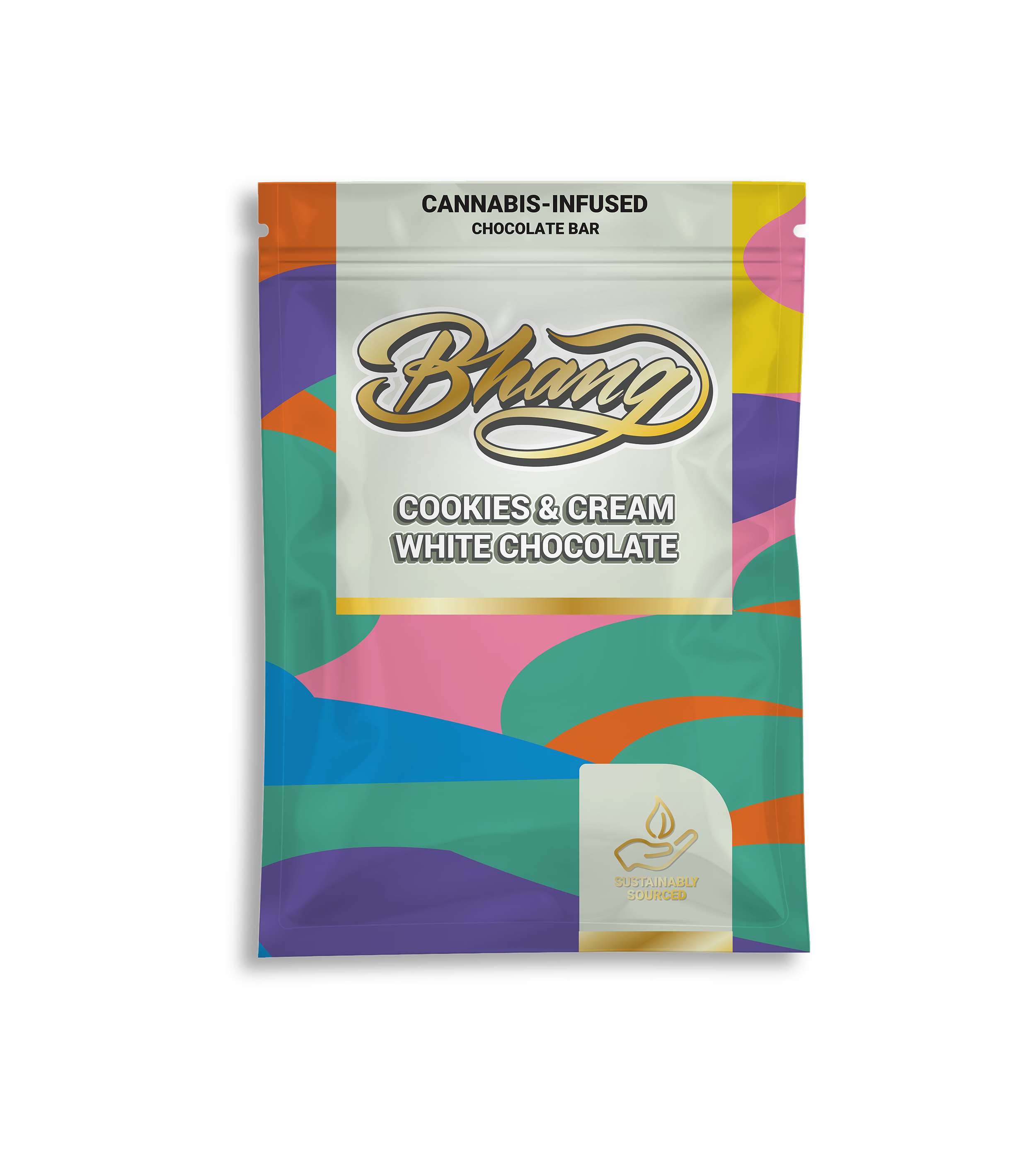 bhang cookies and cream white chocolate edible