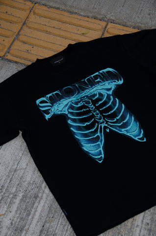 LOVESTONED Series : Ribcage Tee Black