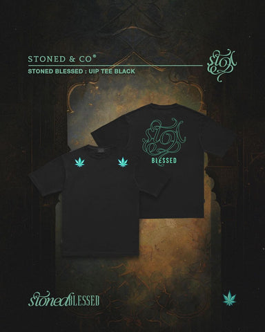 Stoned Blessed : UIP Tee Black