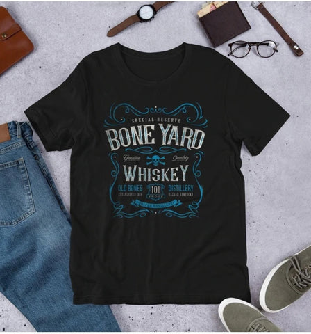 Boneyard Whiskey Black Label Vintage T-Shirt