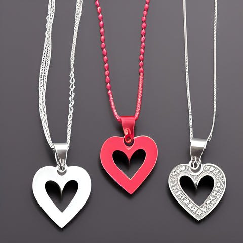 Heart-in-heart necklaces with meaning - Damayanti.store