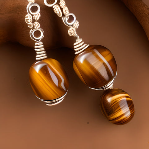 Tiger's eye meaningful jewelry - Damayanti.store