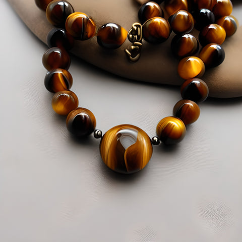 Tiger's eye healing and spiritual jewelry - Damayanti.store