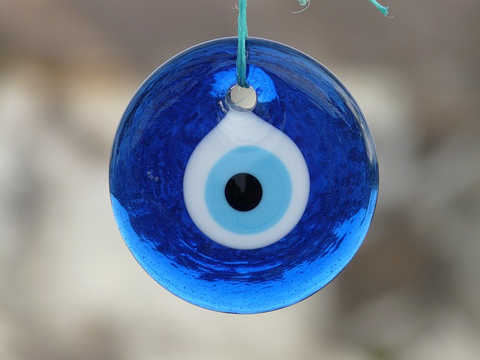 Evil Eye Protection Pendant Necklace - Dayamanti