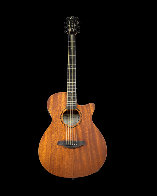 Caraya 40" thin body Built-In Pickups/Tuner Acoustic Guitar -  SAFAIR40CEQ