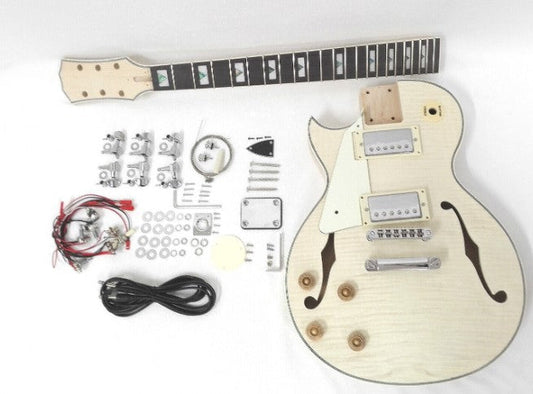 B325DIY Solid body Electric Bass Guitar DIY Kit w/Bonus Picks and tuner