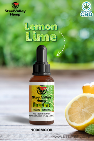 Steel Valley Hemp Full Spectrum Lemon Lime Tincture