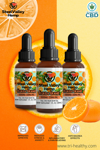 Steel Valley Hemp Orange Flavored Tincture
