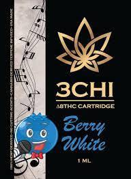 Tri-Healthy CBD 3Chi Delta 8 THC Vape Cartridge Berry White