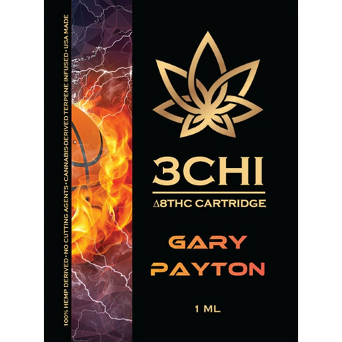 Tri-Healthy CBD 3Chi Delta 8 THC Vape Cartridge Gary Payton