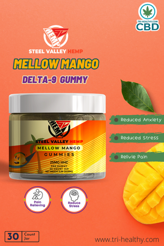 Steel Valley Hemp HHC Mellow Mango Gummies