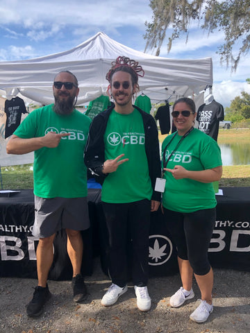 Tri-Healthy CBD at Cannafest 2021 with Troy from Vibes Farm