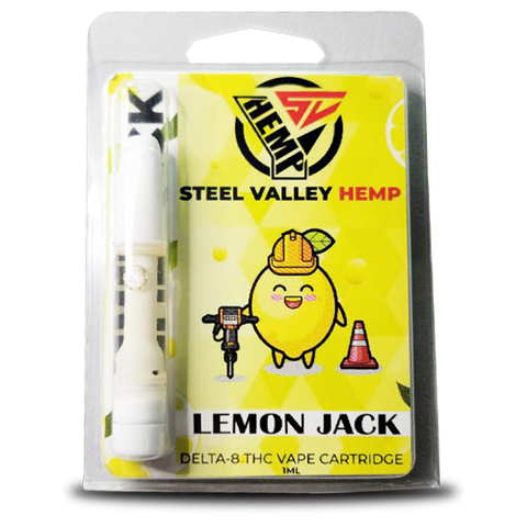 Delta-8-THC-Vape-Cart-Sativa-Lemon-Jack-by-Steel-Valley-Hemp