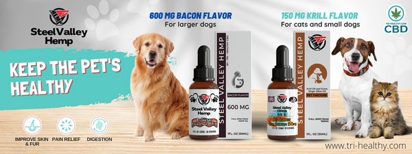 Steel Valley Hemp Pets Full Spectrum Bacon Tincture 