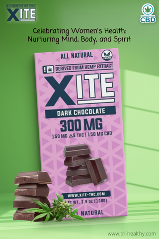 Patsy's Xite Delta 9 THC Ratio Dark Chocolate Bar