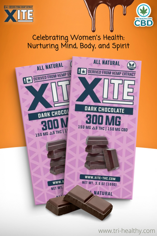 Patsy's Xite Delta 9 THC Ratio Dark Chocolate Bar