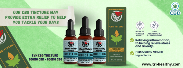 Steel Valley Hemp CBG Full Spectrum Tincture