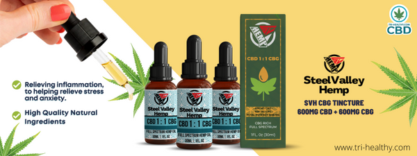 Unlock the Power of CBG with Steel Valley Hemp's Full Spectrum Tincture