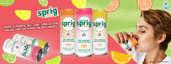 Cheers to Parental Self-Care Sprig Seltzers Can Ease Long-Day Fatigue for Busy Parents!