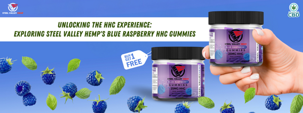 Unlocking the HHC Experience: Discover Steel Valley Hemp's Blue Raspberry HHC Gummies at Tri-Healthy Stores (Buy One Get One)
