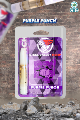 SVH Delta 8 THC Vape Indica Cartridge Purple Punch