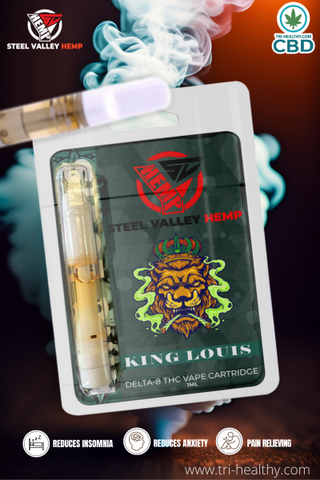 Steel Valley Hemp King Louis Vape Cartridge