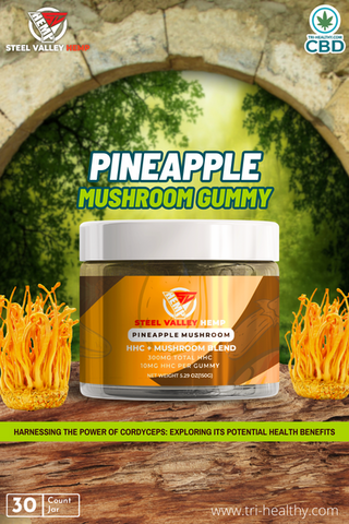 Steel Valley Hemp Pineapple Mushroom Gummies