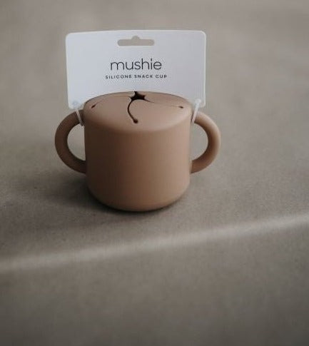 Mushie - Silicone Snack Cup Natural