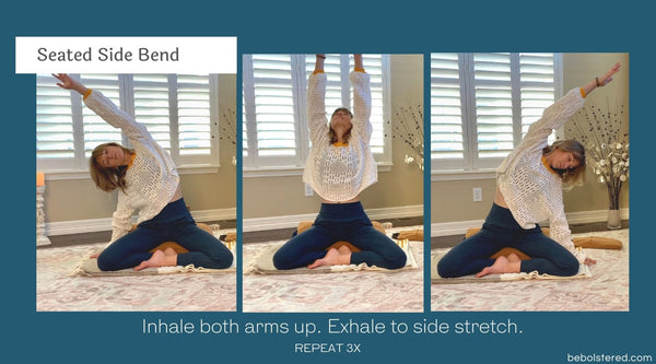 gentle yoga flows reduce stress exercise - side stretching