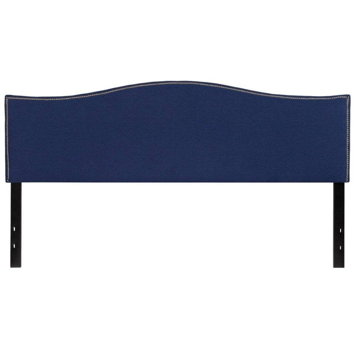 Lexington Arched Upholstered Headboard With Accent Nail Trim - Source2Home