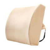 Lumbar Support Back Cushion Pillow Backrest For Home/office/car Seat - Camel - Source2Home